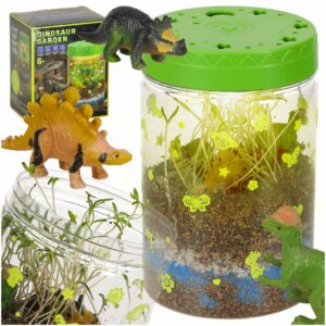 Hodowla „dinozaurów”: terrarium z lampką i projektorem