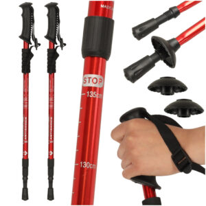 Składane kijki do nordic walking, 2 sztuki