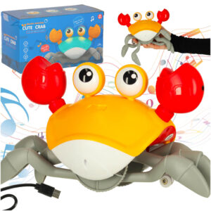 Uciekający krab z czujnikami