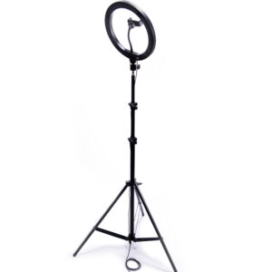 Lampa pierścieniowa LED 60 W z uchwytem na telefon