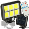 Solarna lampa ze 120 LED i czujnikiem ruchu