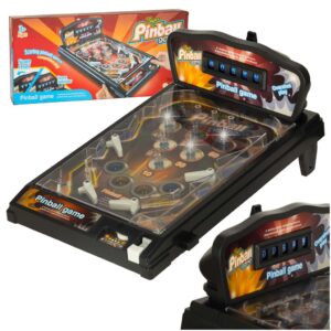 Stołowy pinball ze światłami i muzyką
