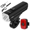 Zestaw lamp rowerowych 1000 lm z funkcją powerbanku