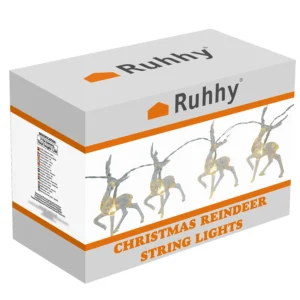 Girlanda świetlna LED z reniferami